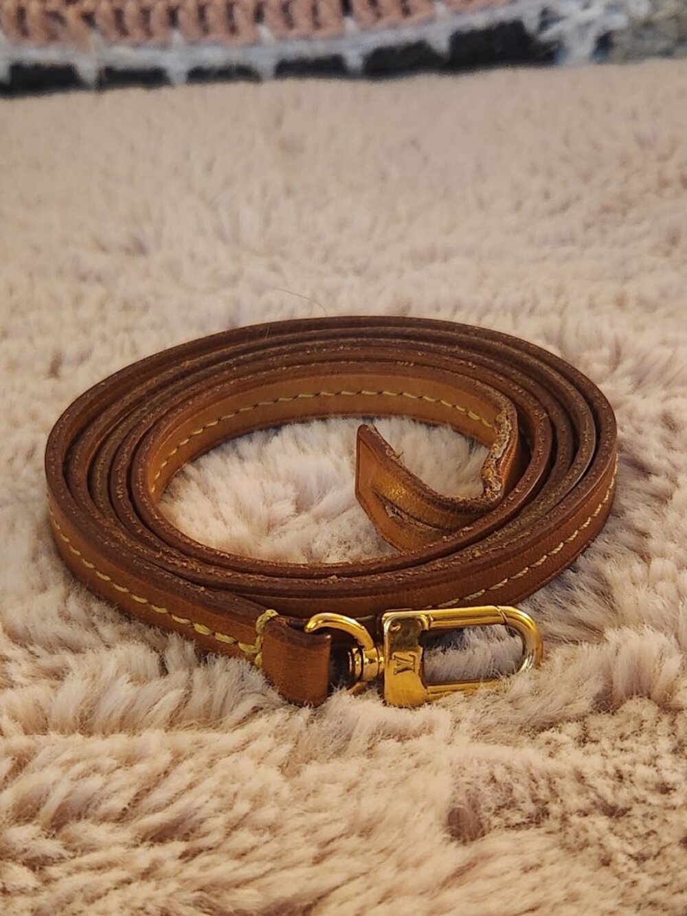 Louis Vuitton Genuine Vachetta Replacement strap for Favorite PM/MM and Pouchett